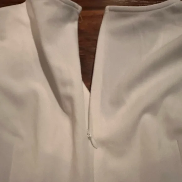 Allegra K Women's Elegant V Neck Mesh Long Sleeve Loose Wide Leg jumpsuit Med - Picture 8 of 13